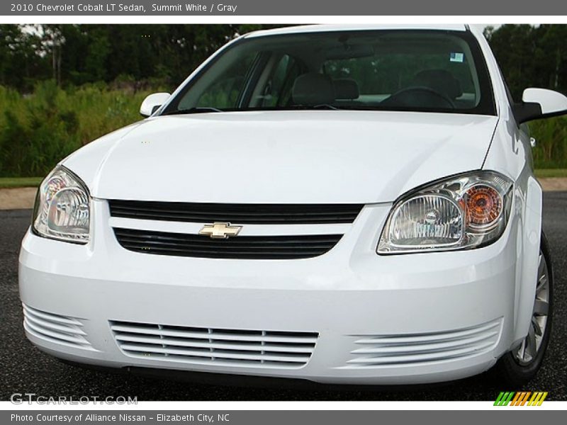Summit White / Gray 2010 Chevrolet Cobalt LT Sedan