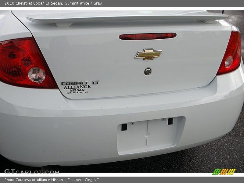 Summit White / Gray 2010 Chevrolet Cobalt LT Sedan