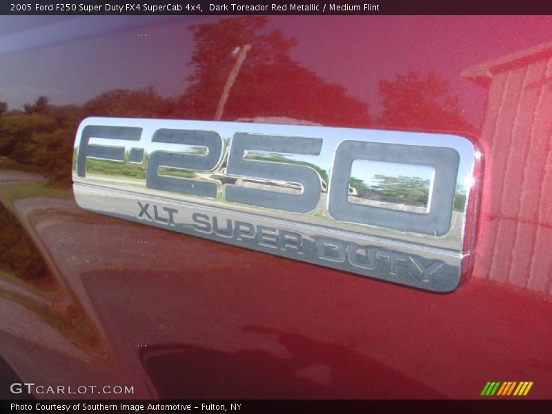 Dark Toreador Red Metallic / Medium Flint 2005 Ford F250 Super Duty FX4 SuperCab 4x4