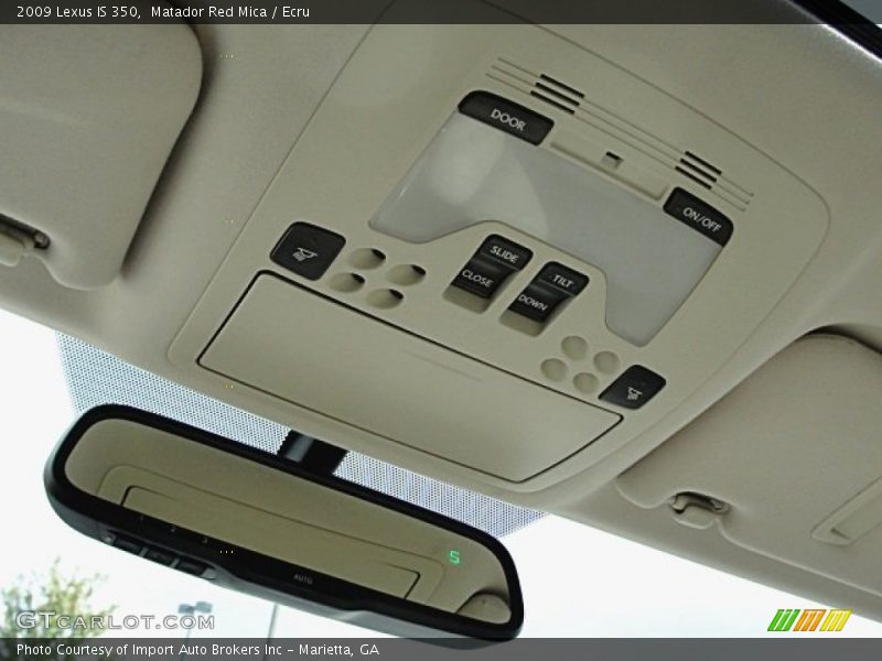 Matador Red Mica / Ecru 2009 Lexus IS 350