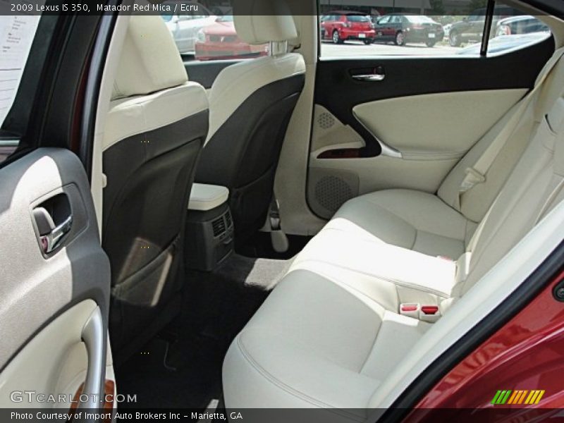 Matador Red Mica / Ecru 2009 Lexus IS 350