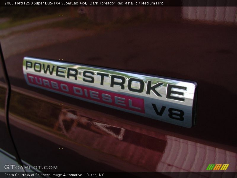 Dark Toreador Red Metallic / Medium Flint 2005 Ford F250 Super Duty FX4 SuperCab 4x4