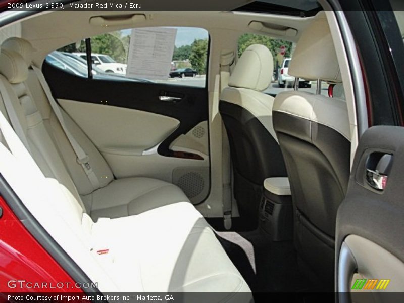 Matador Red Mica / Ecru 2009 Lexus IS 350