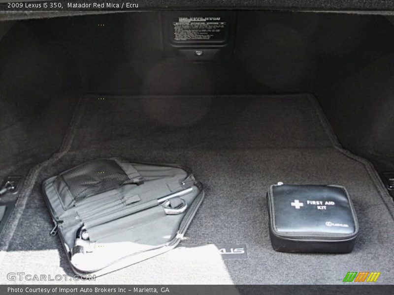 Matador Red Mica / Ecru 2009 Lexus IS 350