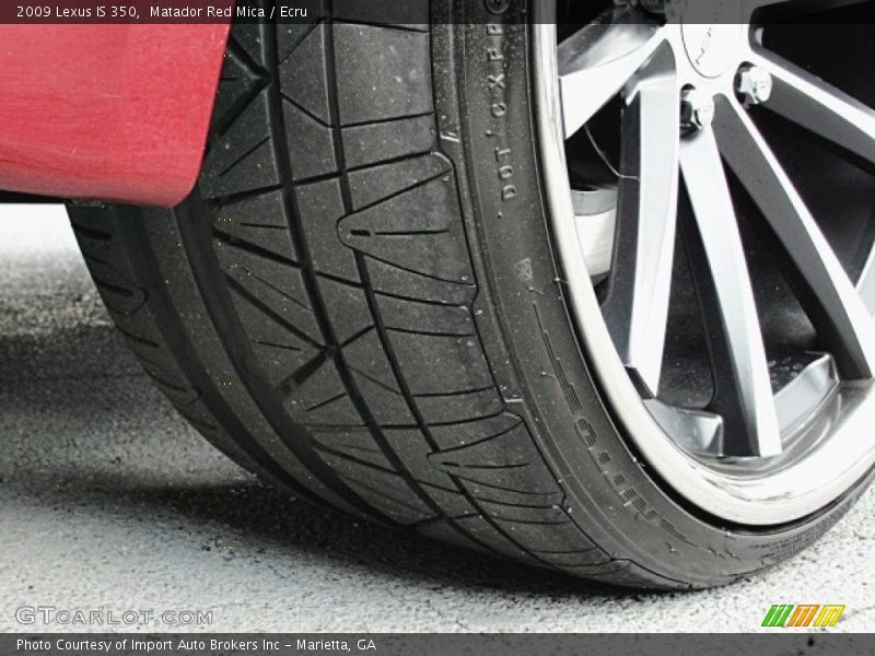 Matador Red Mica / Ecru 2009 Lexus IS 350
