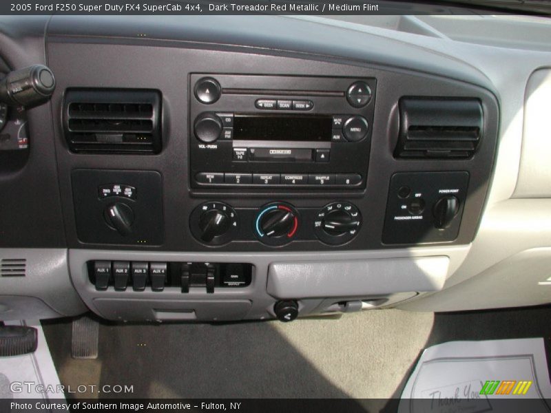 Dark Toreador Red Metallic / Medium Flint 2005 Ford F250 Super Duty FX4 SuperCab 4x4