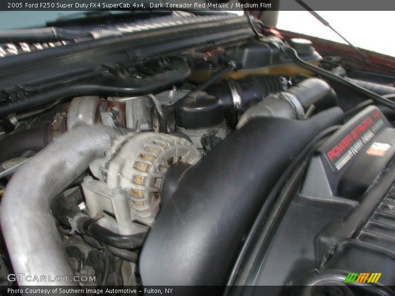 Dark Toreador Red Metallic / Medium Flint 2005 Ford F250 Super Duty FX4 SuperCab 4x4