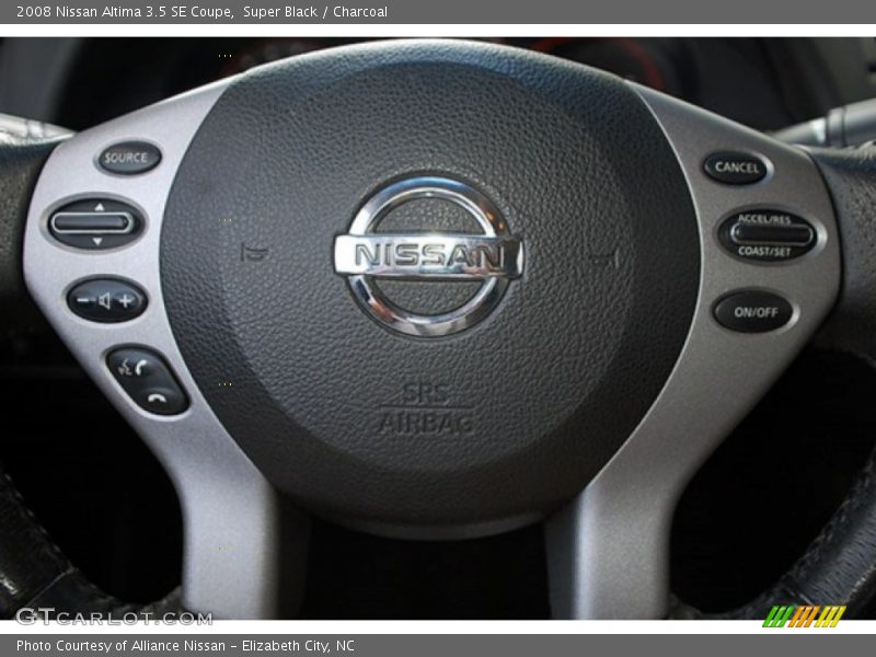 Super Black / Charcoal 2008 Nissan Altima 3.5 SE Coupe