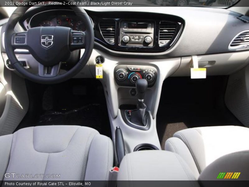 Redline 2-Coat Pearl / Black/Light Diesel Gray 2013 Dodge Dart SXT