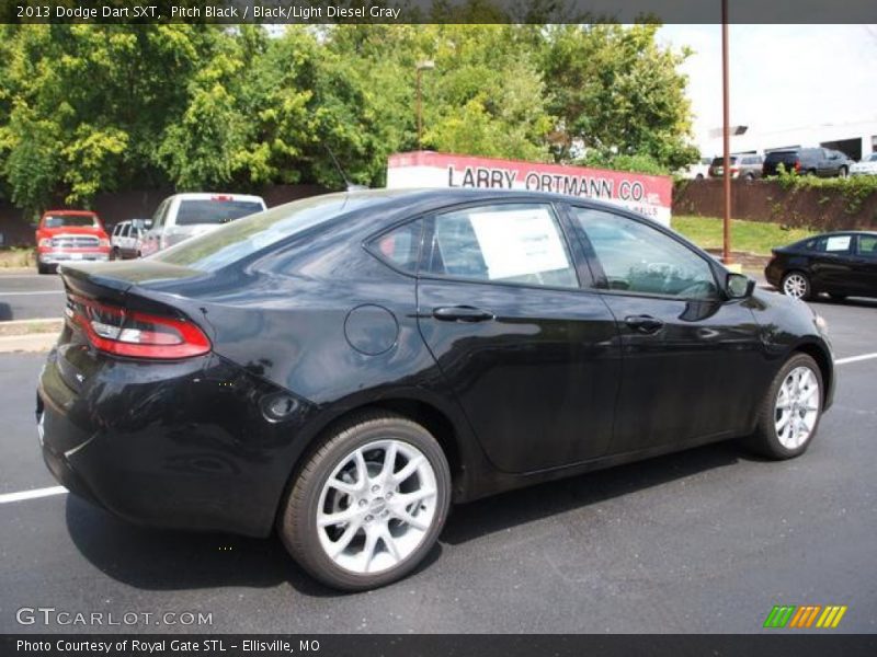 Pitch Black / Black/Light Diesel Gray 2013 Dodge Dart SXT