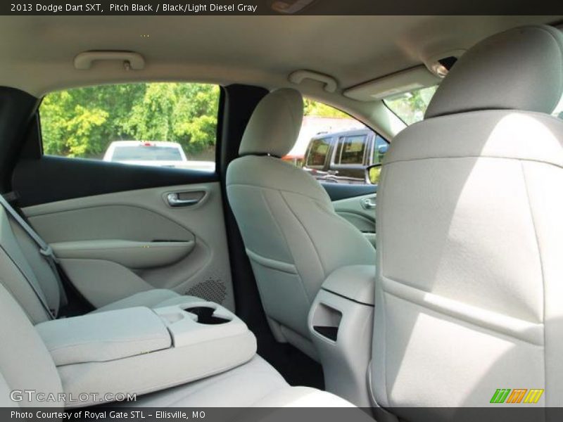 Pitch Black / Black/Light Diesel Gray 2013 Dodge Dart SXT