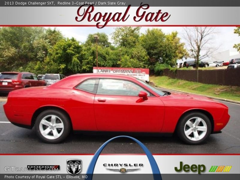 Redline 3-Coat Pearl / Dark Slate Gray 2013 Dodge Challenger SXT