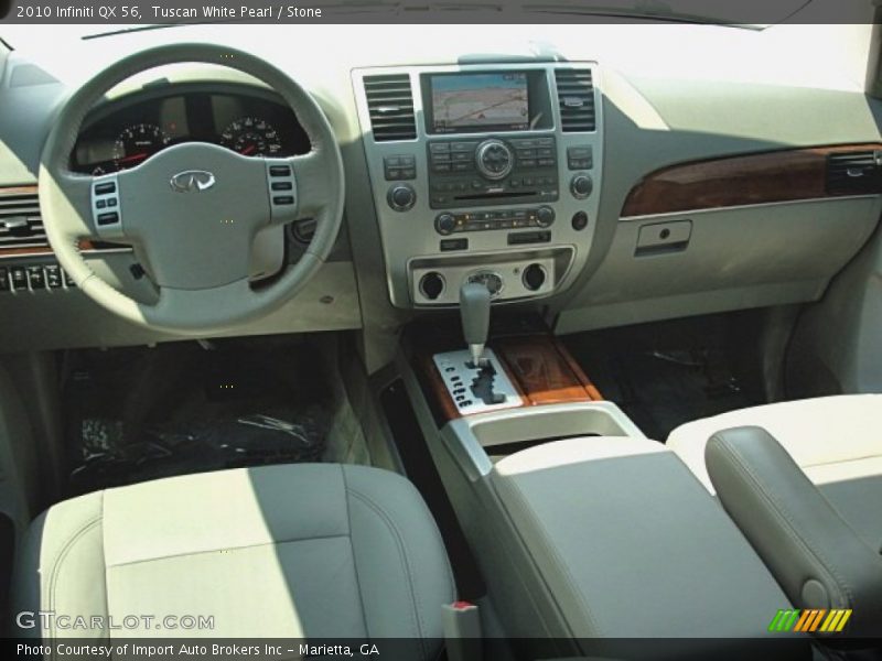 Tuscan White Pearl / Stone 2010 Infiniti QX 56