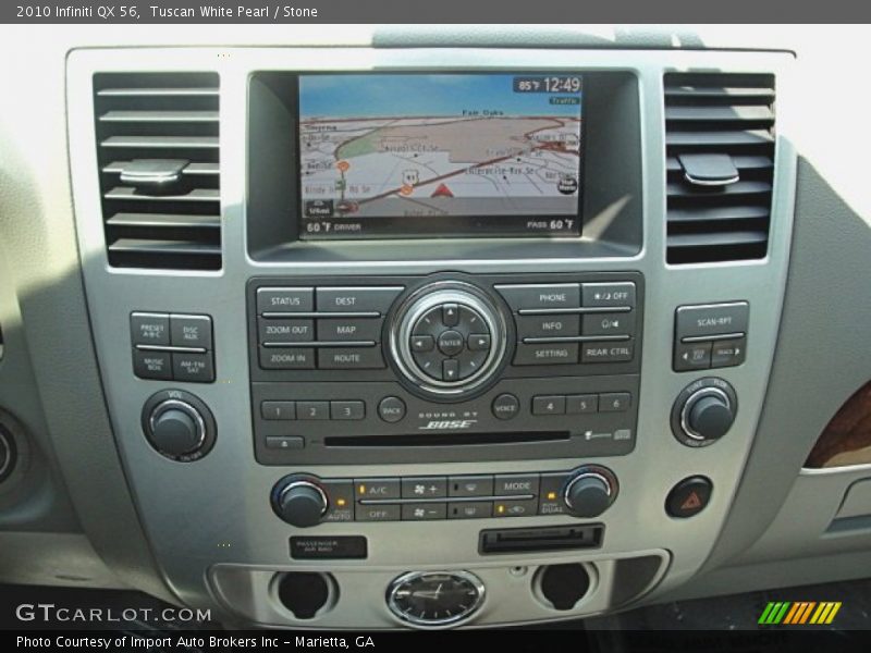 Tuscan White Pearl / Stone 2010 Infiniti QX 56