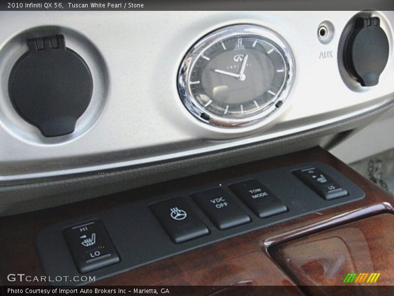 Tuscan White Pearl / Stone 2010 Infiniti QX 56