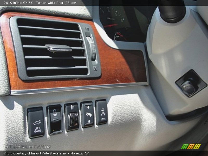 Tuscan White Pearl / Stone 2010 Infiniti QX 56