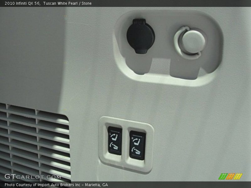Tuscan White Pearl / Stone 2010 Infiniti QX 56