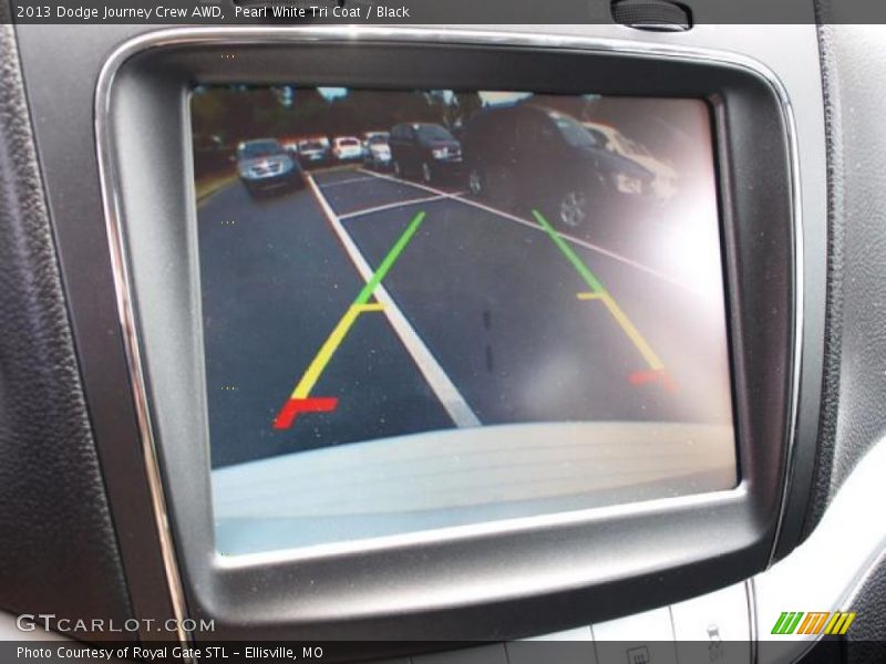Pearl White Tri Coat / Black 2013 Dodge Journey Crew AWD