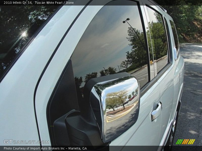 Tuscan White Pearl / Stone 2010 Infiniti QX 56