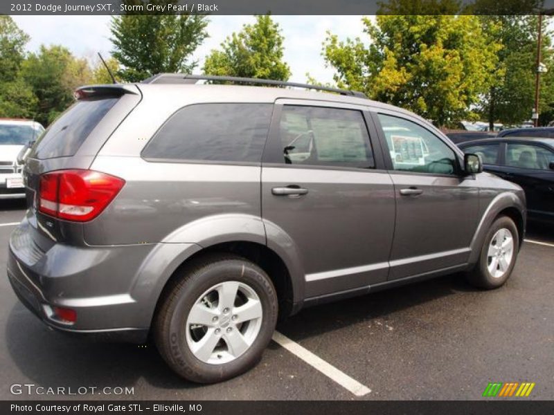 Storm Grey Pearl / Black 2012 Dodge Journey SXT