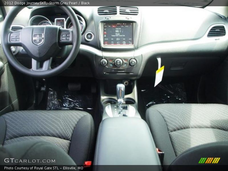 Storm Grey Pearl / Black 2012 Dodge Journey SXT