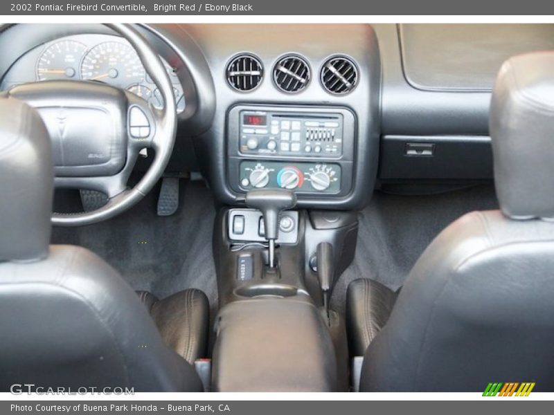 Bright Red / Ebony Black 2002 Pontiac Firebird Convertible