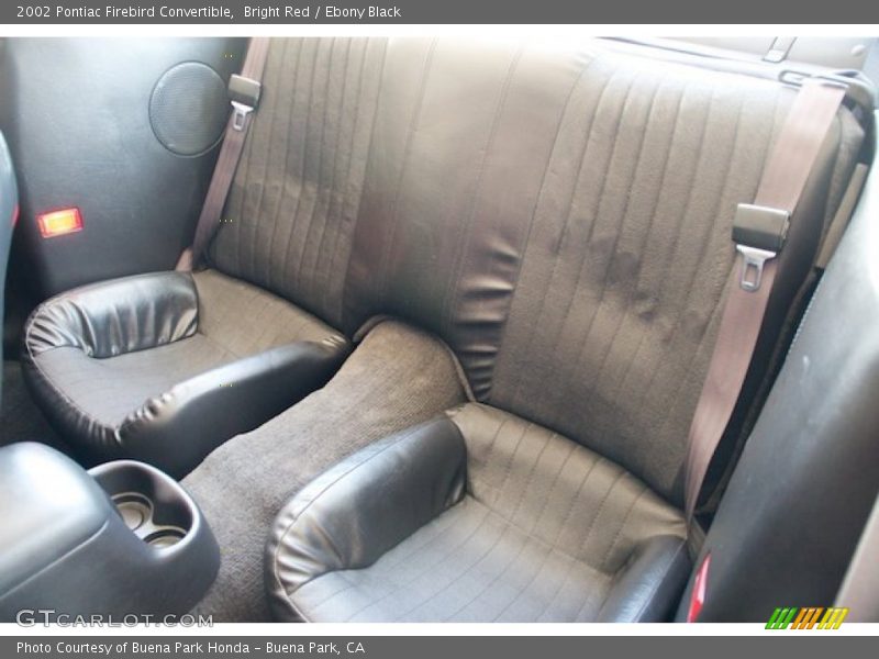 Bright Red / Ebony Black 2002 Pontiac Firebird Convertible