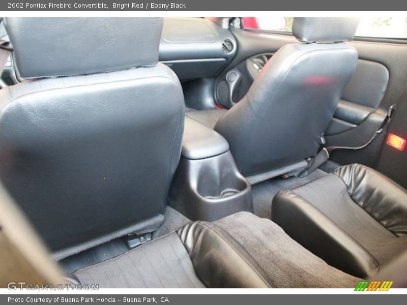 Bright Red / Ebony Black 2002 Pontiac Firebird Convertible