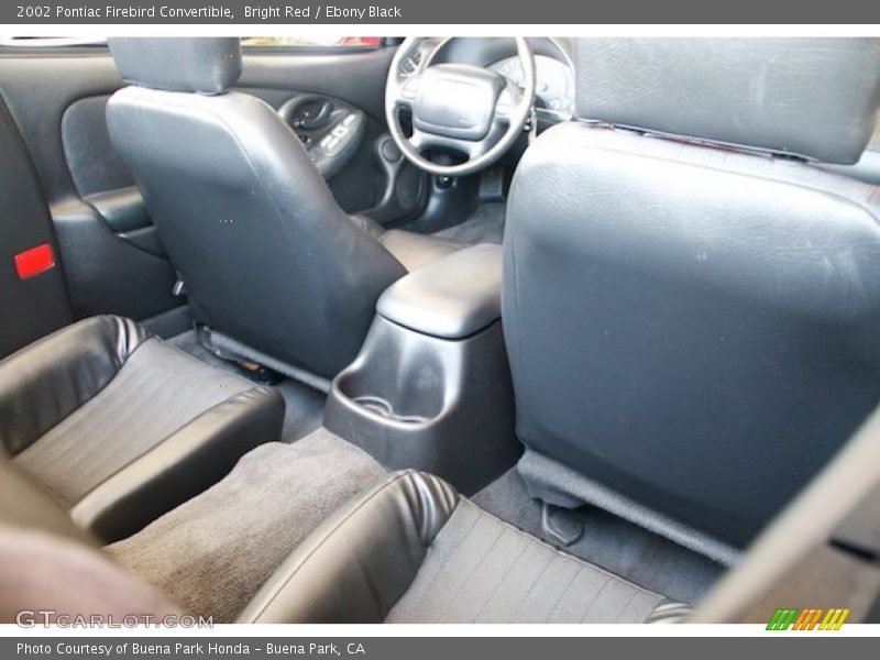 Bright Red / Ebony Black 2002 Pontiac Firebird Convertible