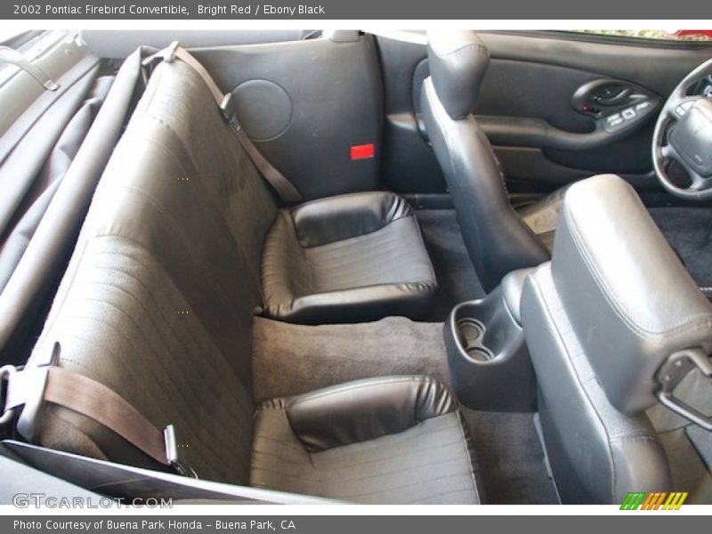Bright Red / Ebony Black 2002 Pontiac Firebird Convertible