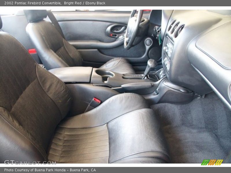 Bright Red / Ebony Black 2002 Pontiac Firebird Convertible