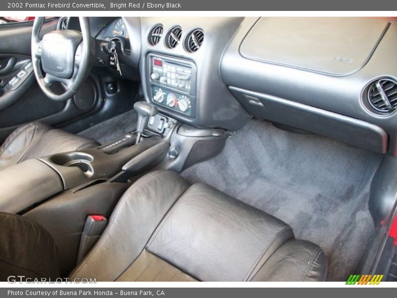 Bright Red / Ebony Black 2002 Pontiac Firebird Convertible