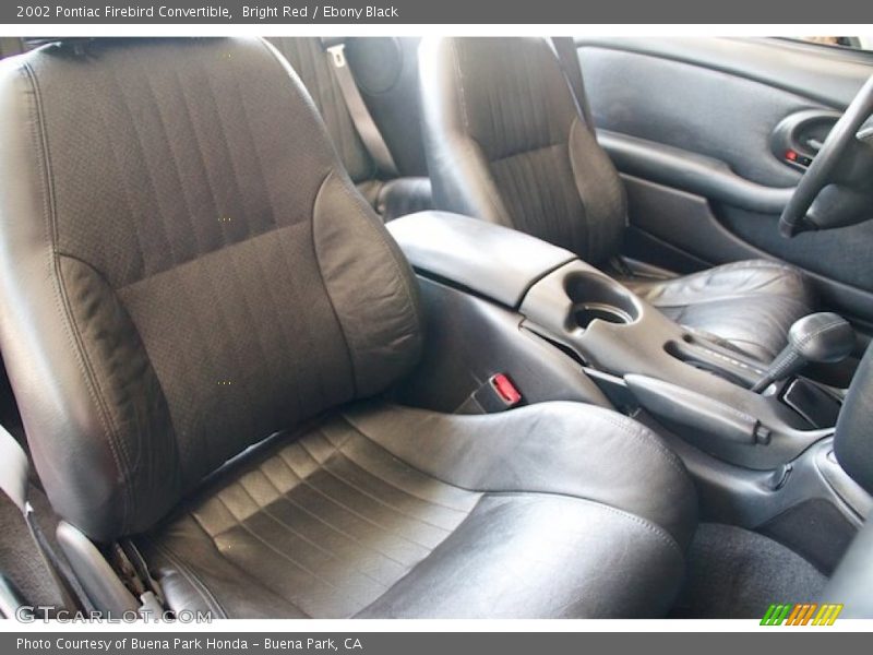 Bright Red / Ebony Black 2002 Pontiac Firebird Convertible