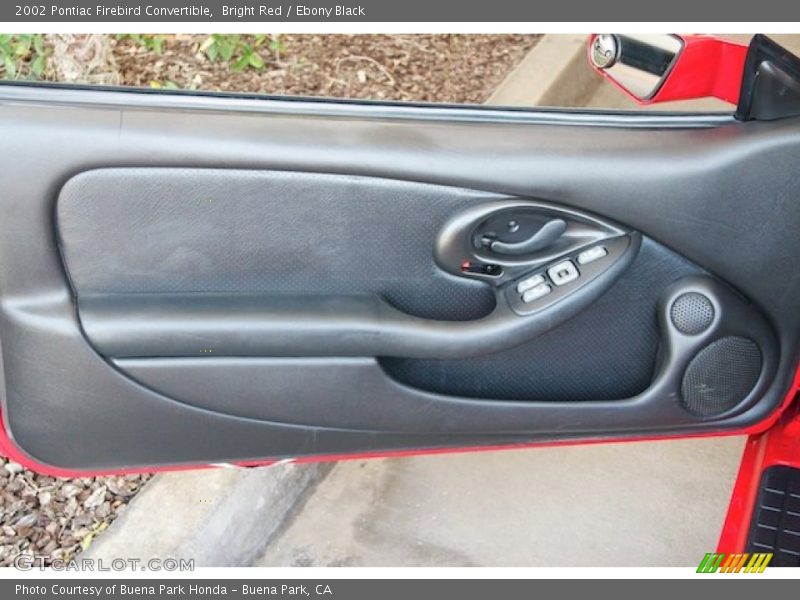 Bright Red / Ebony Black 2002 Pontiac Firebird Convertible