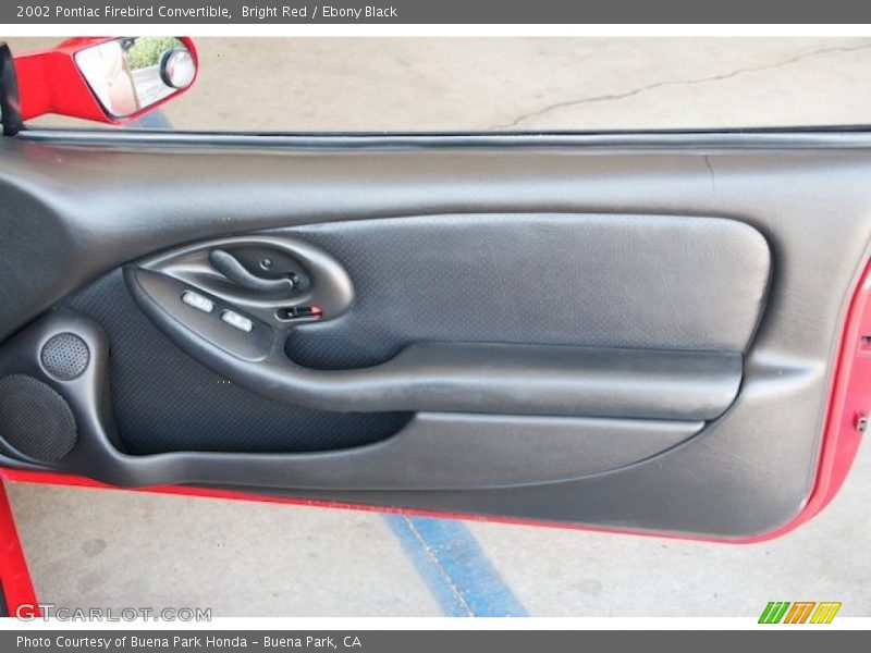 Bright Red / Ebony Black 2002 Pontiac Firebird Convertible