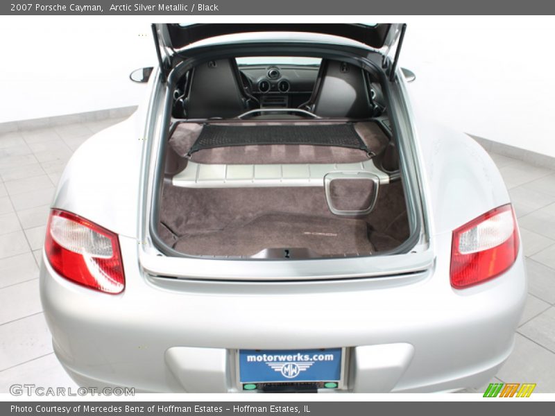 Arctic Silver Metallic / Black 2007 Porsche Cayman