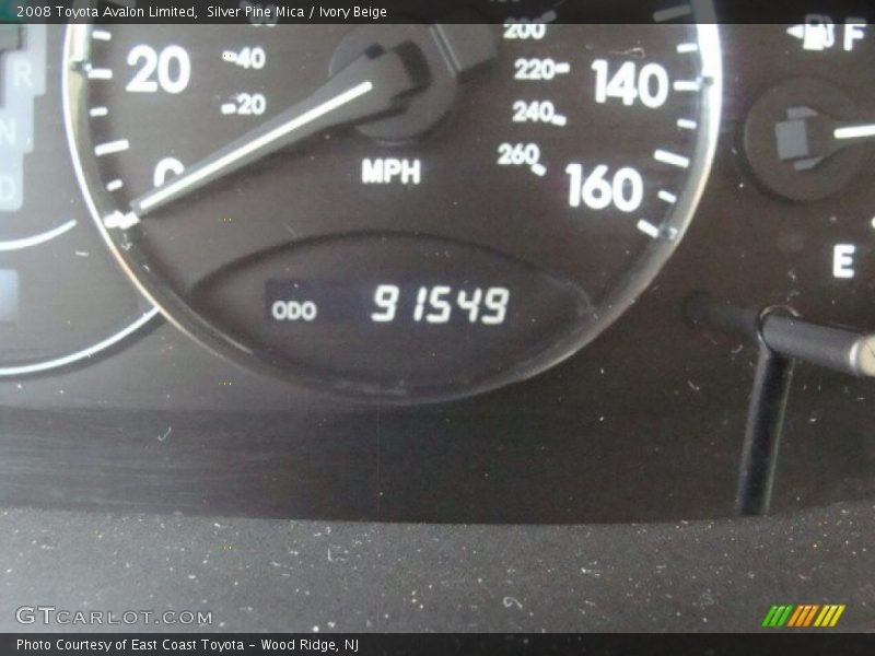 Silver Pine Mica / Ivory Beige 2008 Toyota Avalon Limited