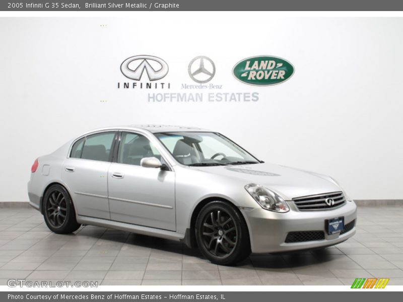 Brilliant Silver Metallic / Graphite 2005 Infiniti G 35 Sedan