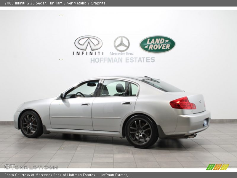Brilliant Silver Metallic / Graphite 2005 Infiniti G 35 Sedan