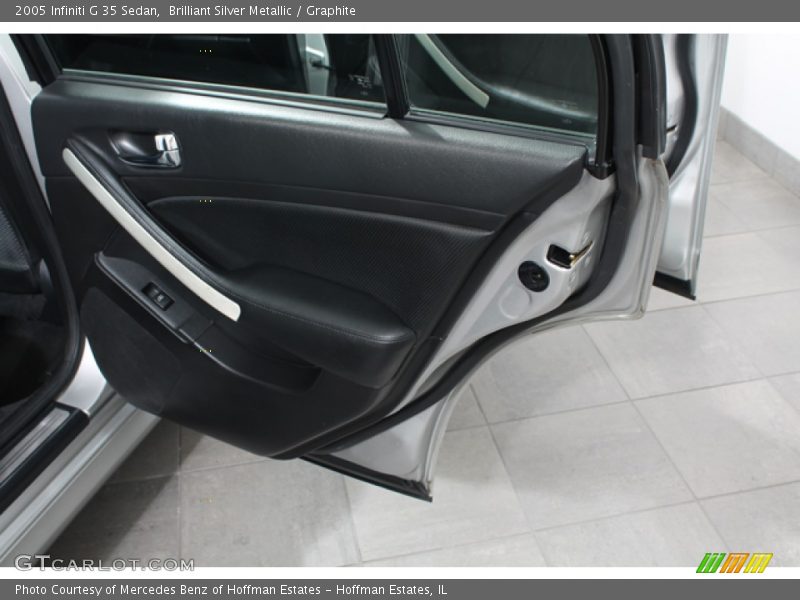Brilliant Silver Metallic / Graphite 2005 Infiniti G 35 Sedan