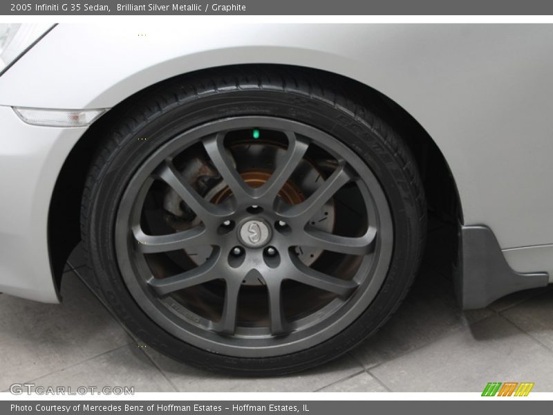 Brilliant Silver Metallic / Graphite 2005 Infiniti G 35 Sedan