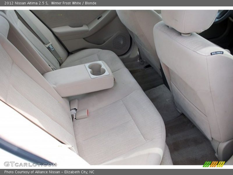  2012 Altima 2.5 S Blonde Interior