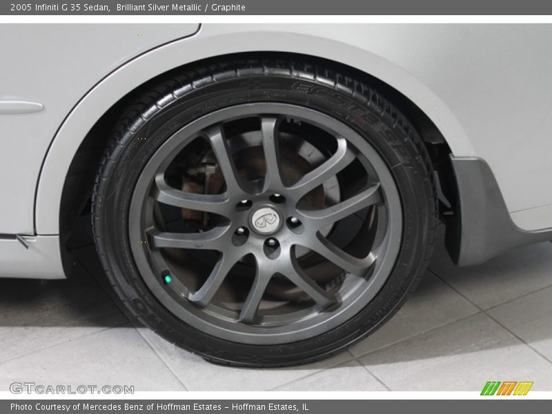 Brilliant Silver Metallic / Graphite 2005 Infiniti G 35 Sedan