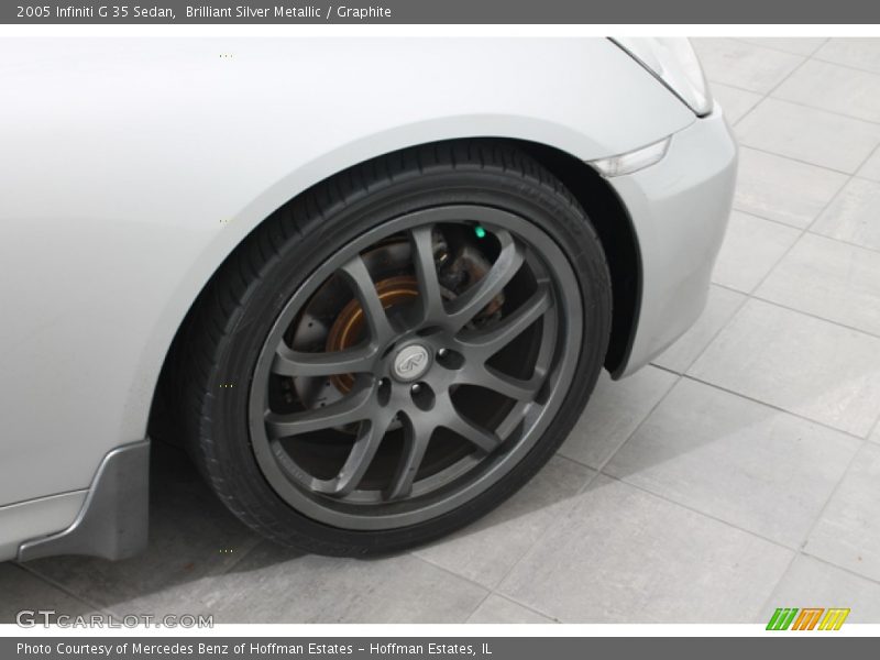 Brilliant Silver Metallic / Graphite 2005 Infiniti G 35 Sedan