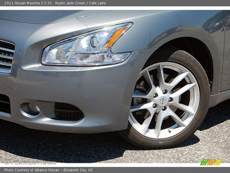 Mystic Jade Green / Cafe Latte 2011 Nissan Maxima 3.5 SV