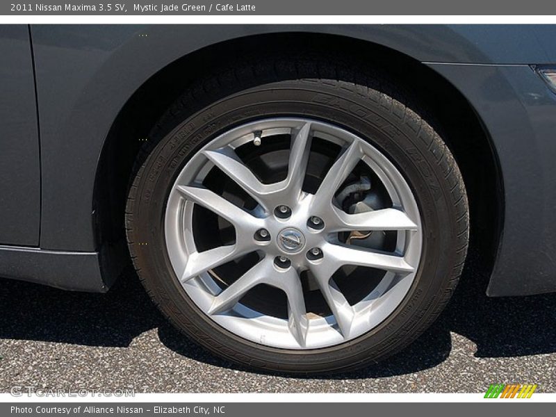 Mystic Jade Green / Cafe Latte 2011 Nissan Maxima 3.5 SV
