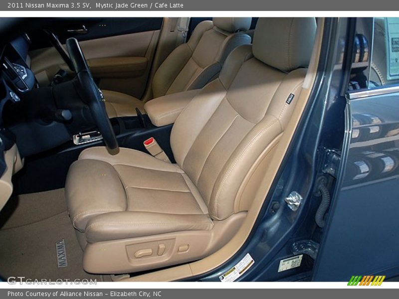 Mystic Jade Green / Cafe Latte 2011 Nissan Maxima 3.5 SV