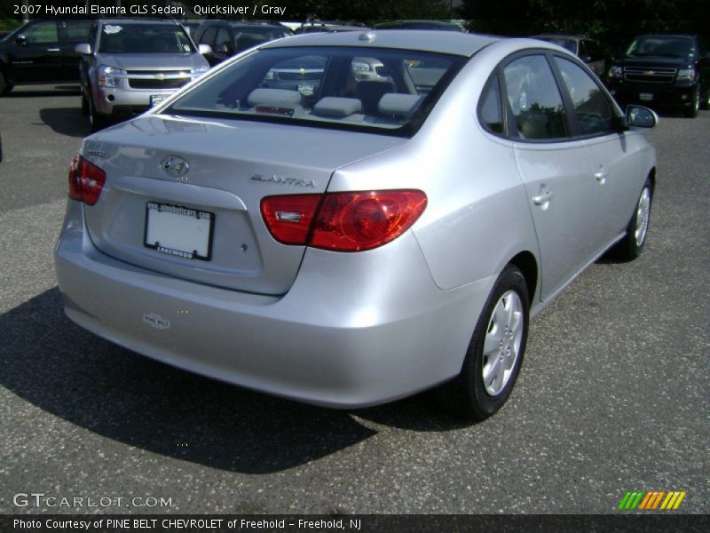 Quicksilver / Gray 2007 Hyundai Elantra GLS Sedan