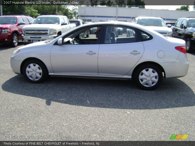 Quicksilver / Gray 2007 Hyundai Elantra GLS Sedan