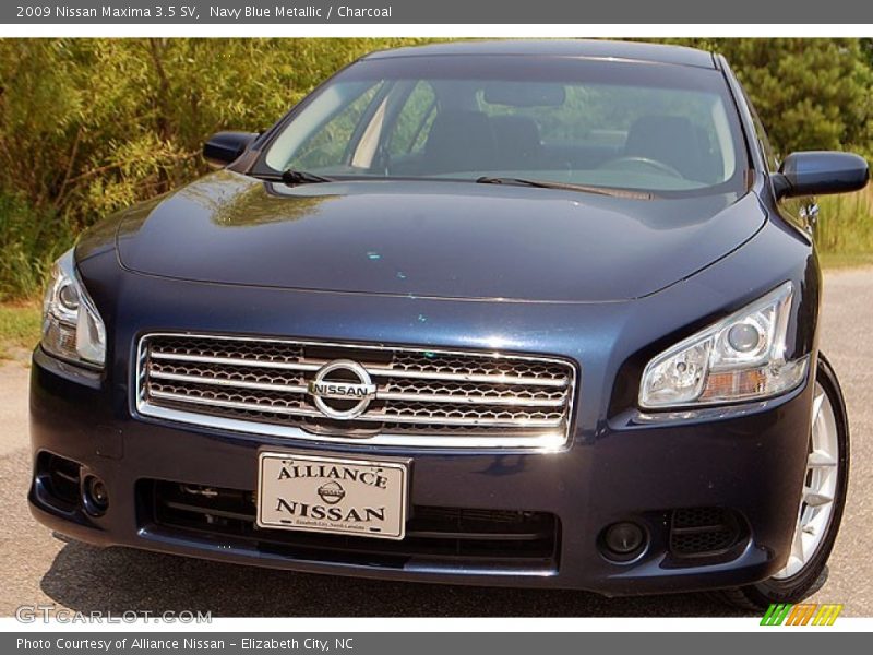 Navy Blue Metallic / Charcoal 2009 Nissan Maxima 3.5 SV